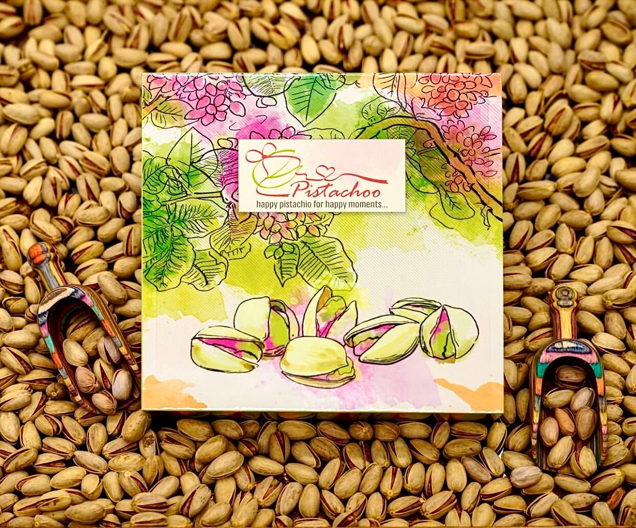 Pistachio Gift Box, Healthy Gift Box/ Fresh Snacks/ Daily Packed Nuts for sale/ Pistachoo Gift Box/ Pistachoo Gift