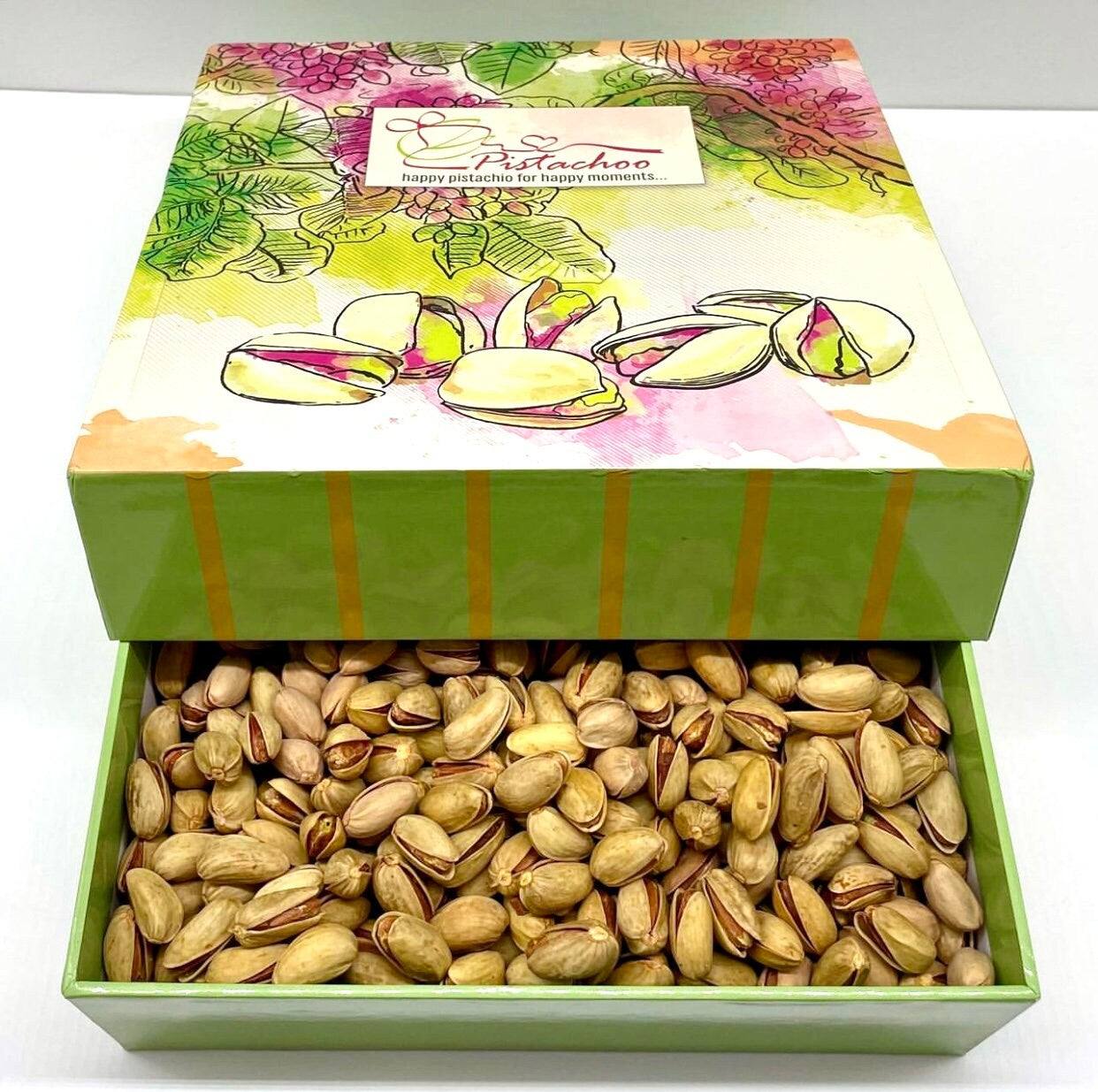 Pistachio Gift Box, Healthy Gift Box/ Fresh Snacks/ Daily Packed Nuts for sale/ Pistachoo Gift Box/ Pistachoo Gift